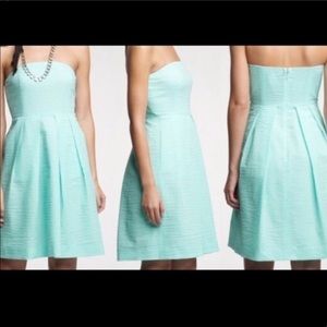 J. Crew Mint Green Strapless Dress